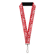 Lanyard - 1.0" - DRINK COCA-COLA COKE Polka Dot Red/Black/White Lanyards Coca-Cola