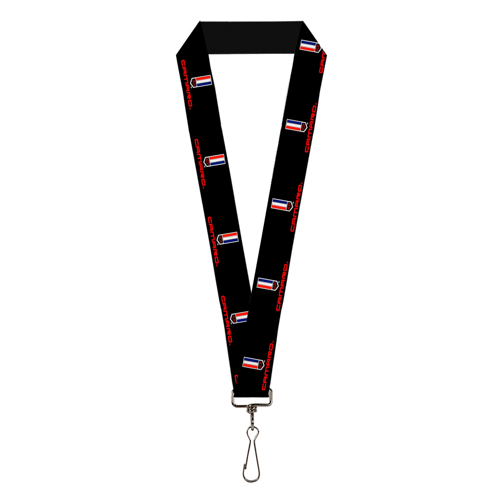 Lanyard - 1.0" - CAMARO Badge Logo REPEAT Lanyards GM General Motors