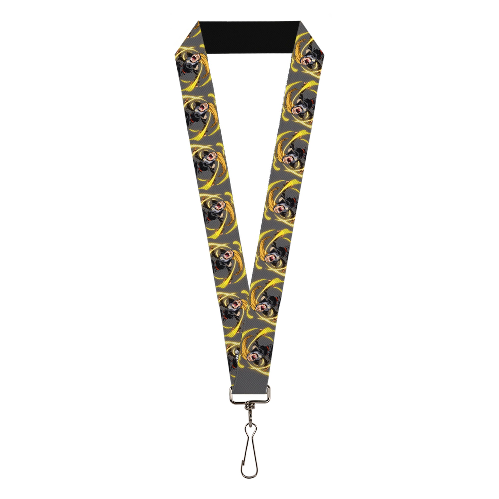 Lanyard - 1.0" - My Hero Academia Hizashi Yamada Present Mic Screaming Pose Gray Lanyards Crunchyroll