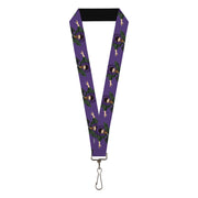 Lanyard - 1.0" - My Hero Academia Kai Chisaki Action Pose Purple Lanyards My Hero Academia