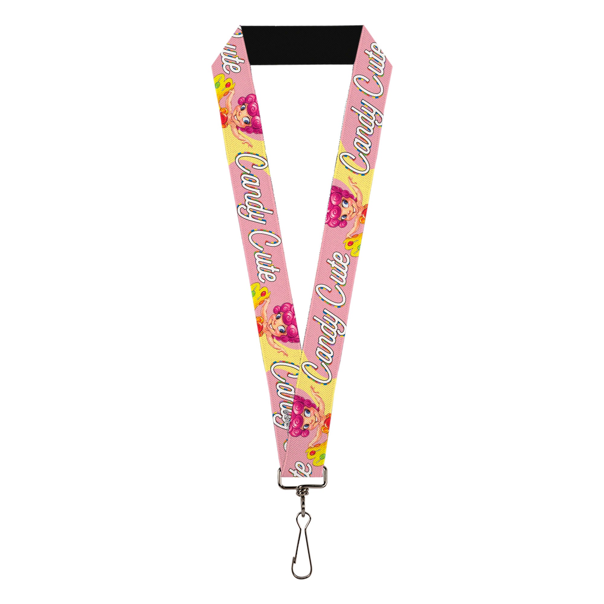 Lanyard - 1.0" - Candy Land CANDY CUTE Princess Lolly Pose Pink Lanyards Candy Land