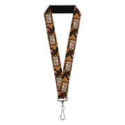 Lanyard - 1.0" - COWBOY BEBOP Crew Group Pose and Title Logo Blocks Lanyards Cowboy Bebop
