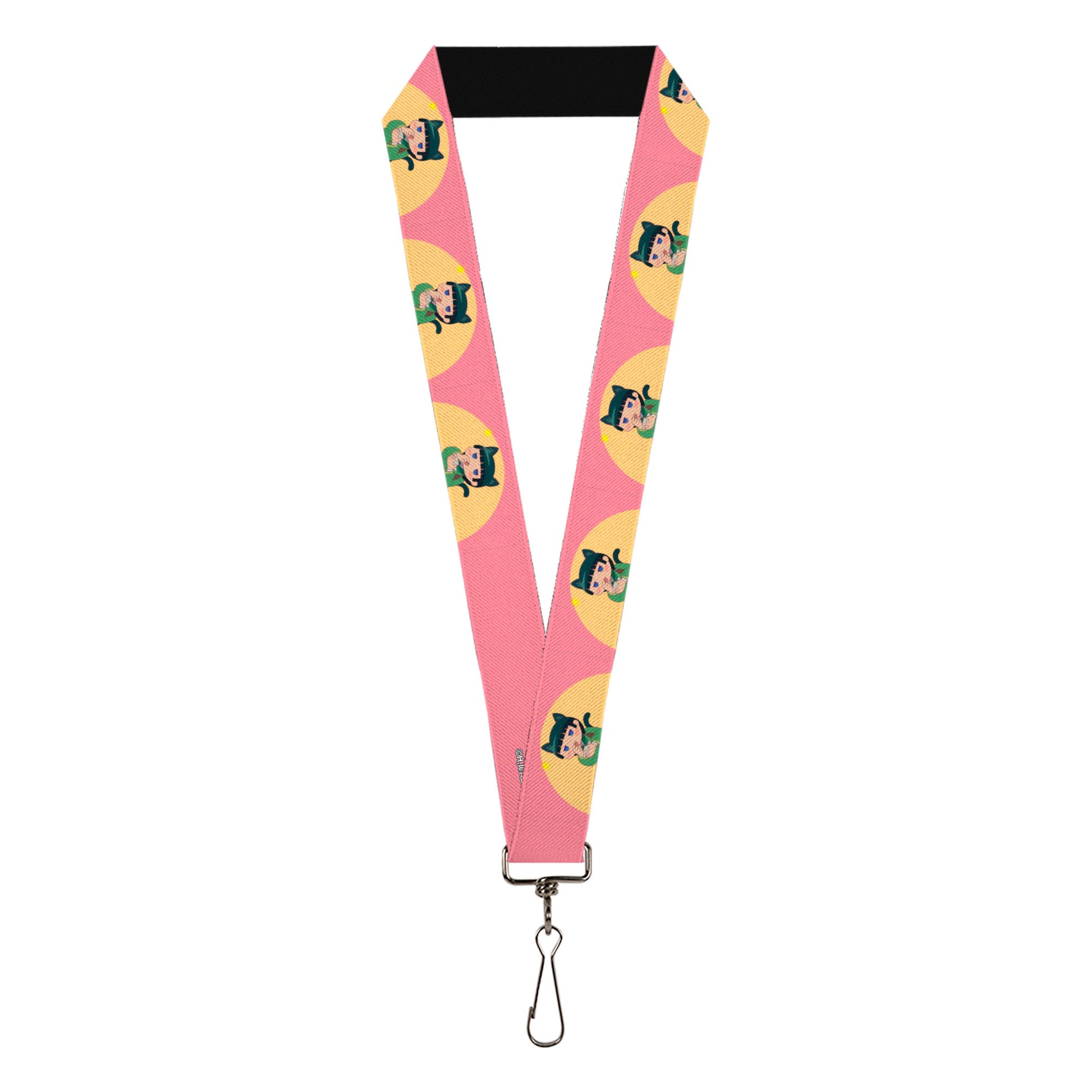 Lanyard - 1.0" - The Apothecary Diaries Chibi Maomao Cat Pose Pink/Yellow Lanyards The Apothecary Diaries