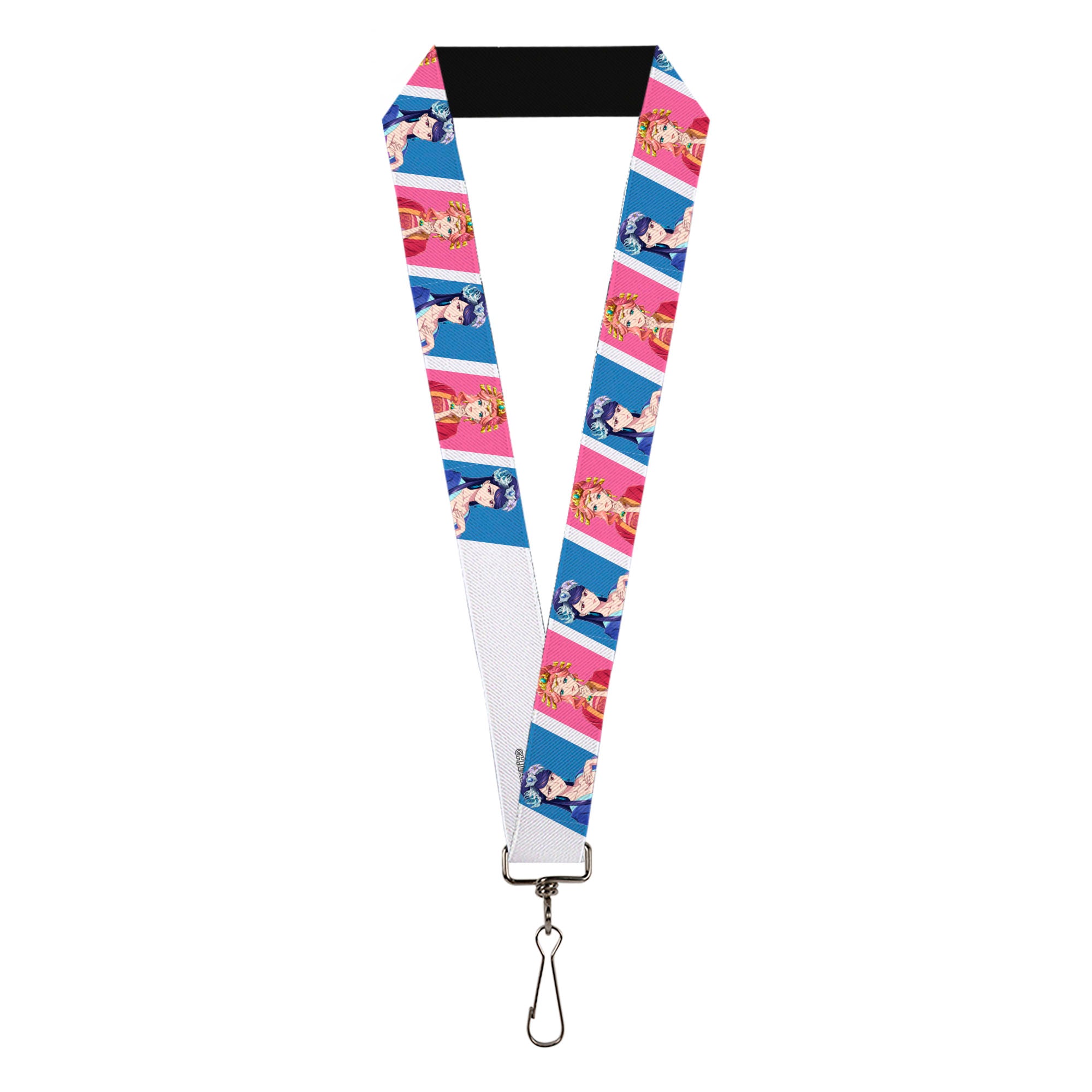 Lanyard - 1.0" - The Apothecary Diaries Gyokuyo and Lihua Pose Blocks White/Pink/Blue Lanyards The Apothecary Diaries