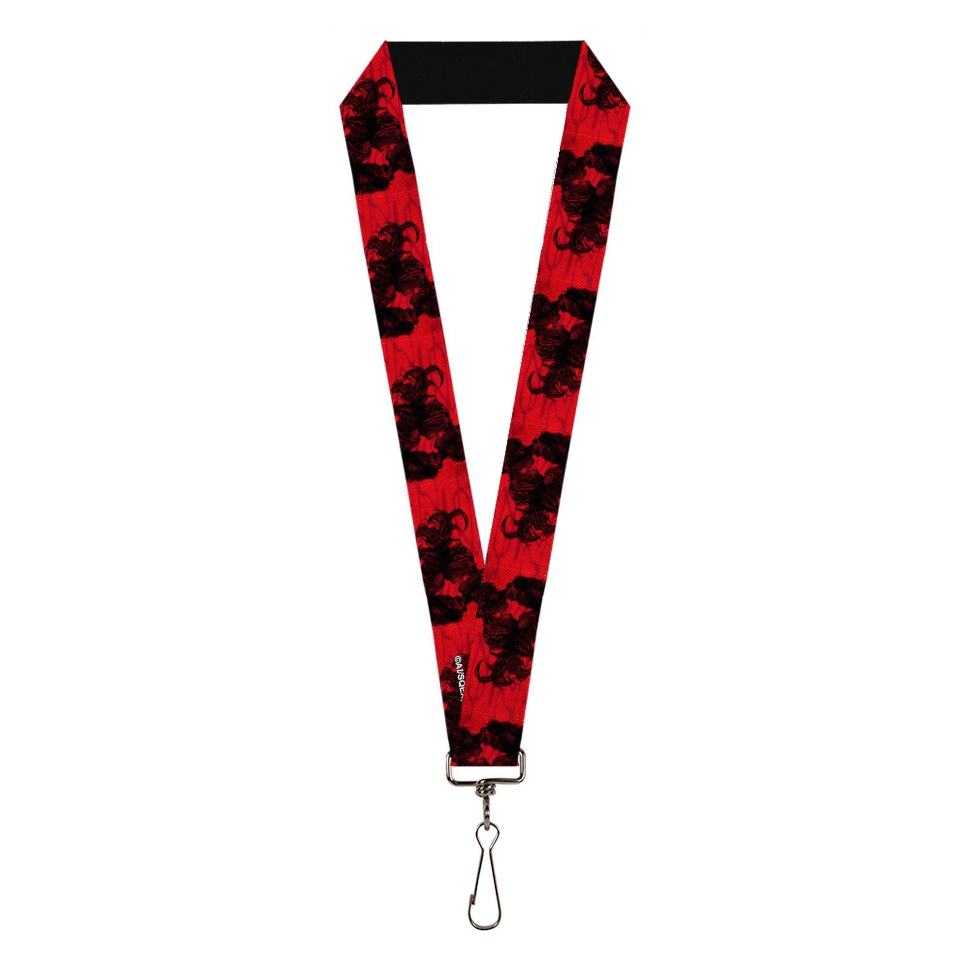 Lanyard - 1.0" - Toilet-Bound Hanako-Kun Hanako and Nene Kiss Pose Red/Black