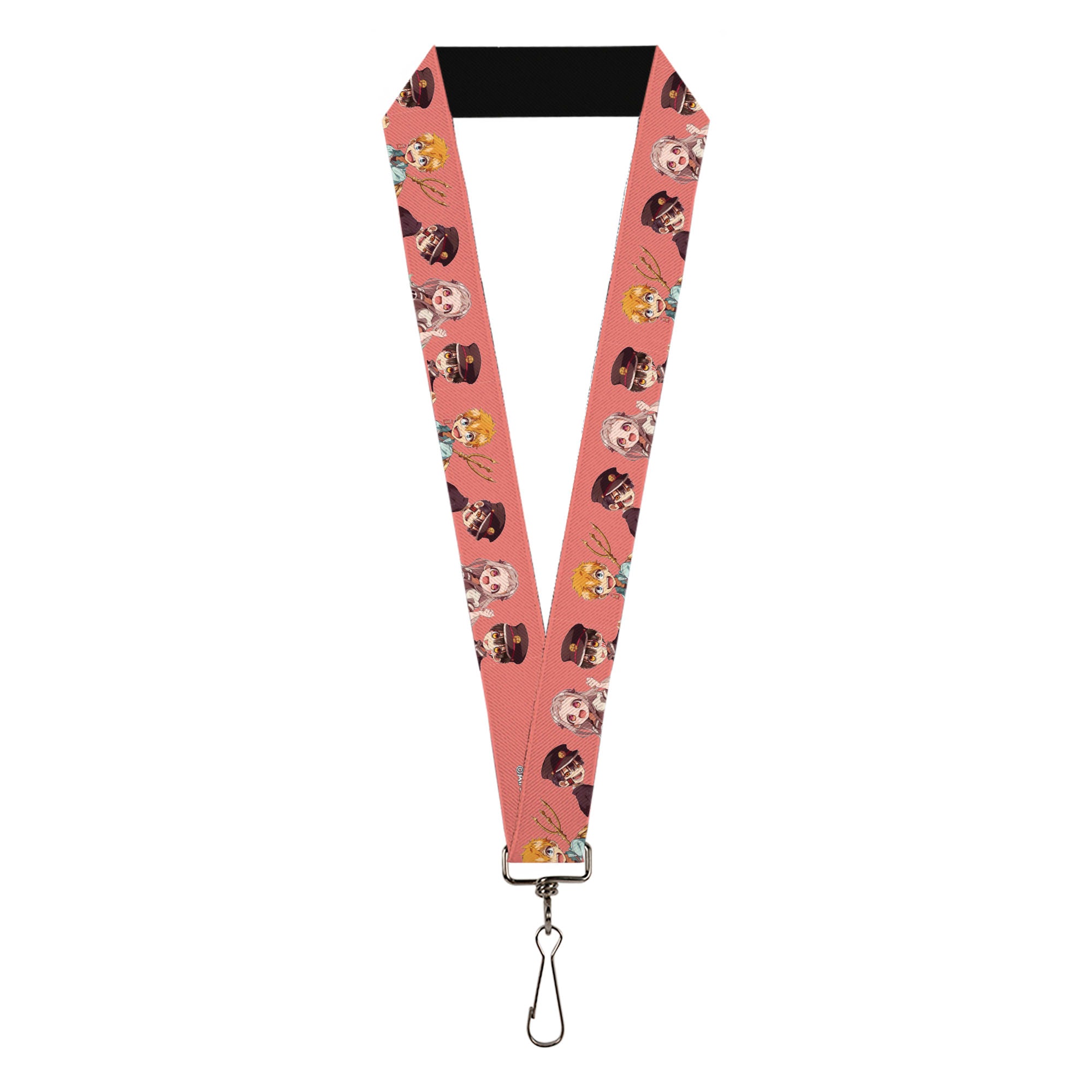 Lanyard - 1.0" - After-School Hanako-Kun Four Character Poses Pink Lanyards After-School Hanako-Kun