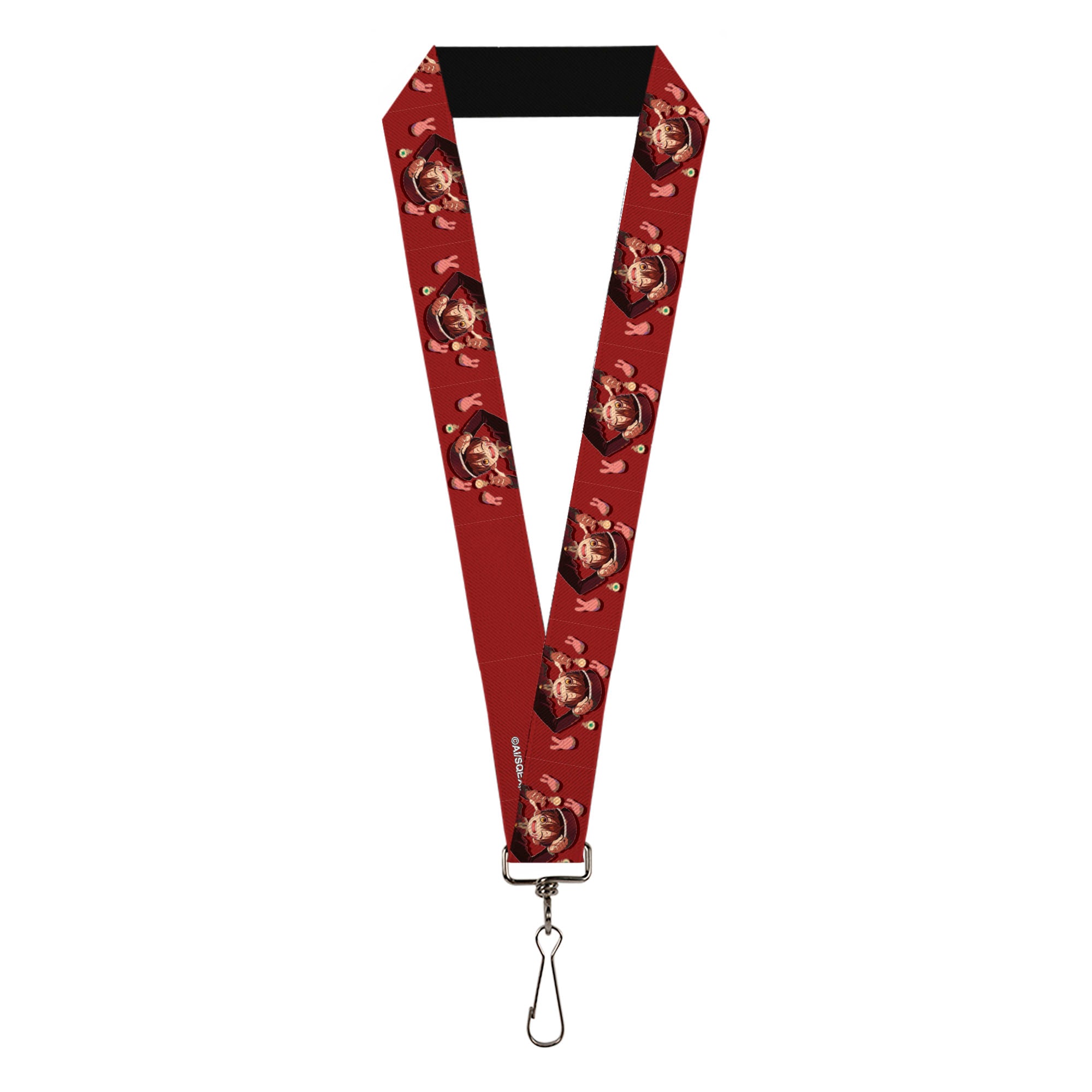 Lanyard - 1.0" - After-School Hanako-Kun Hanako Pose with Mokke and Title Logo Red Lanyards Crunchyroll