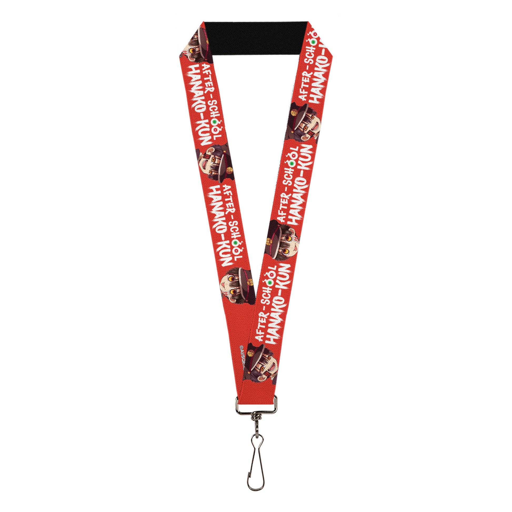 Lanyard - 1.0" - AFTER-SCHOOL HANAKO-KUN Twin Brothers Pose and Title Logo Red/White Lanyards After-School Hanako-Kun