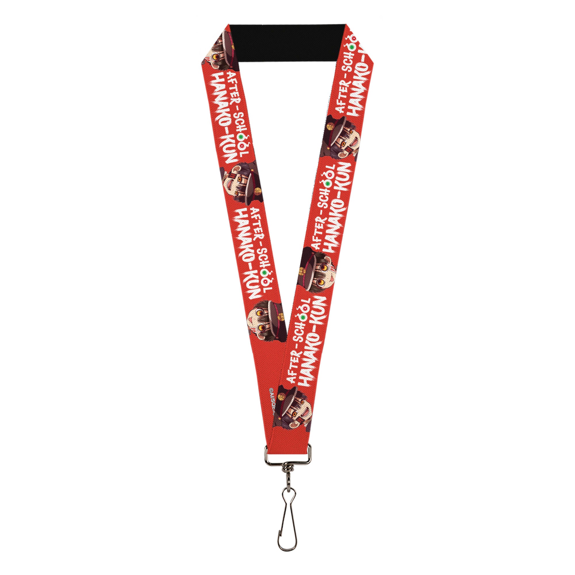 Lanyard - 1.0" - AFTER-SCHOOL HANAKO-KUN Twin Brothers Pose and Title Logo Red/White Lanyards After-School Hanako-Kun