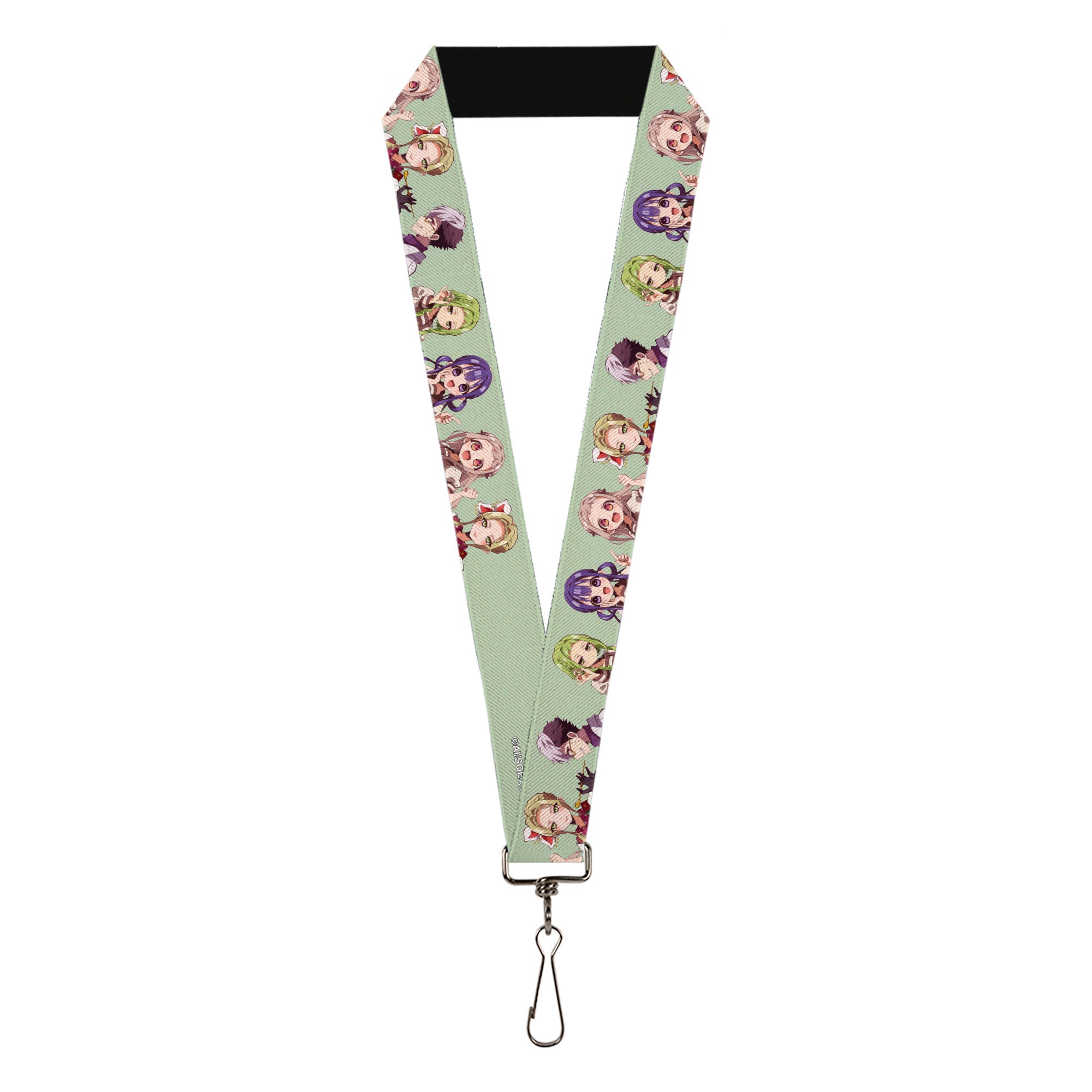 Lanyard - 1.0" - After-School Hanako-Kun Five Character Poses Light Green Lanyards Crunchyroll