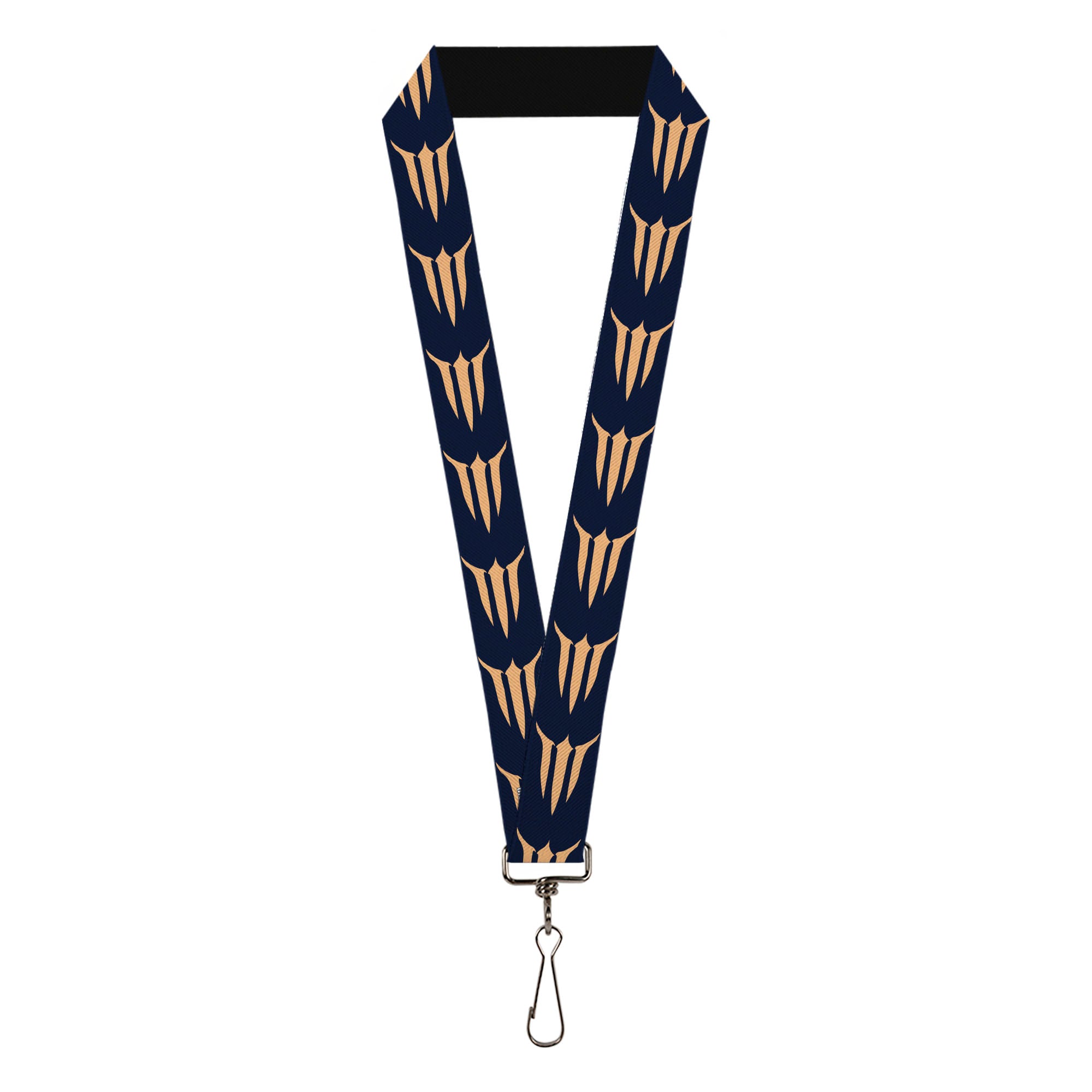 Lanyard - 1.0" - BALDUR'S GATE III Text Blue/Tan Lanyards Baldur's Gate III