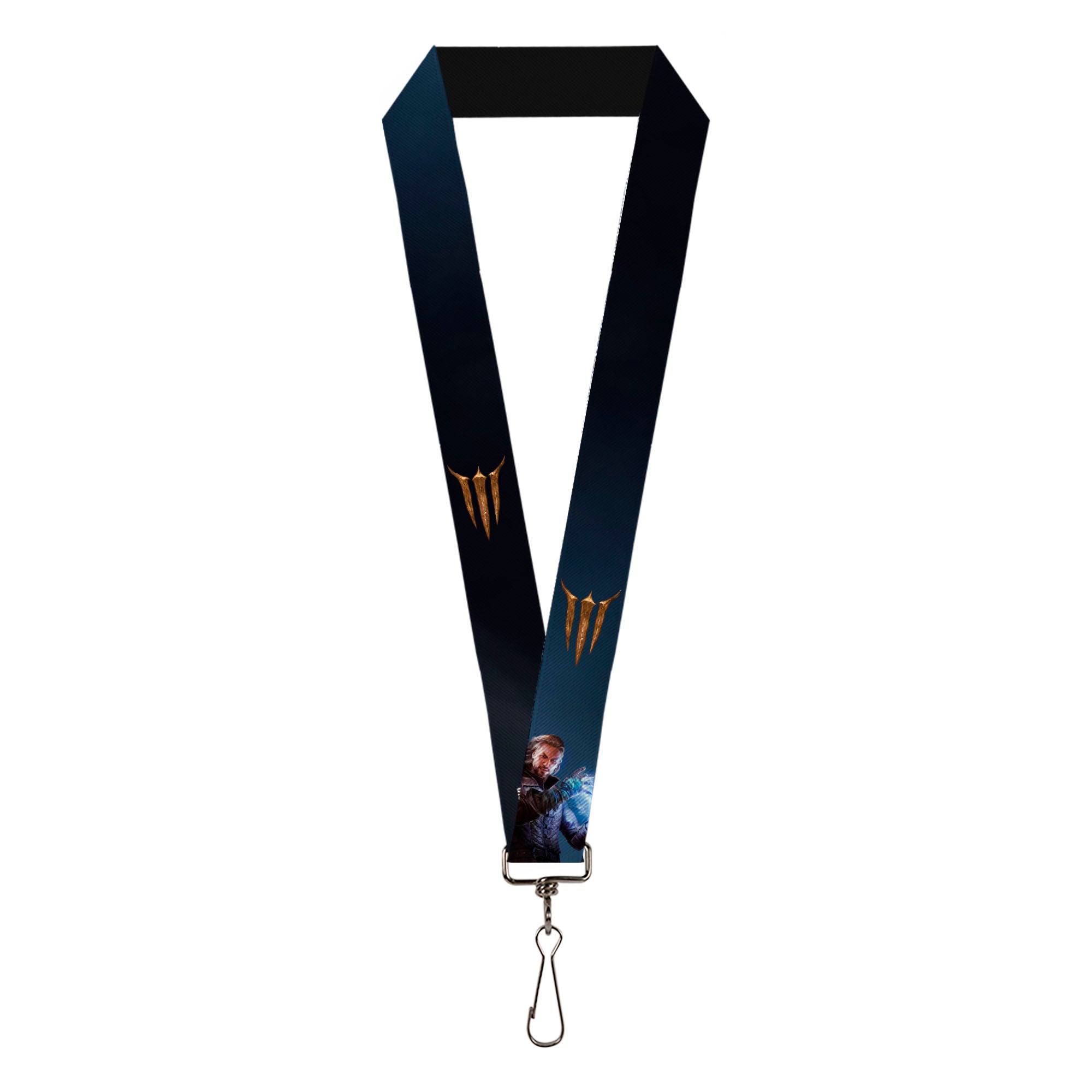Lanyard - 1.0" - BALDUR'S GATE III Group Pose and Title Logo Grays Lanyards Baldur's Gate III