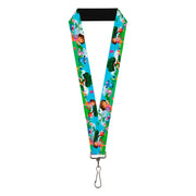 Lanyard - 1.0" - Dora Running & Animal Friends Outdoors Lanyards Dora the Explorer