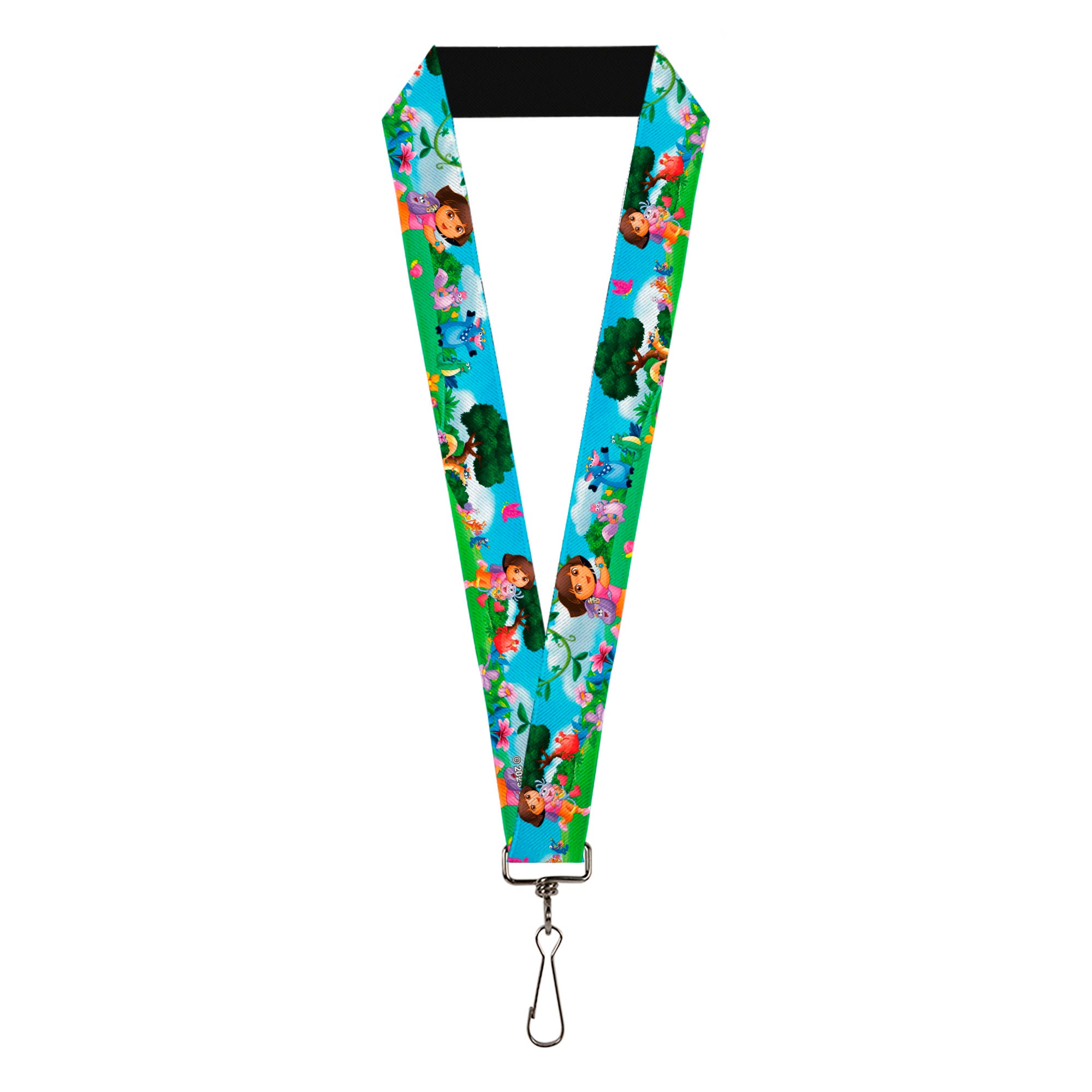 Lanyard - 1.0" - Dora Running & Animal Friends Outdoors Lanyards Dora the Explorer