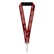 Lanyard - 1.0" - A NIGHTMARE ON ELM STREET/SPRINGWOOD Freddy Pose Black/Red/White Lanyards A Nightmare on Elm Street