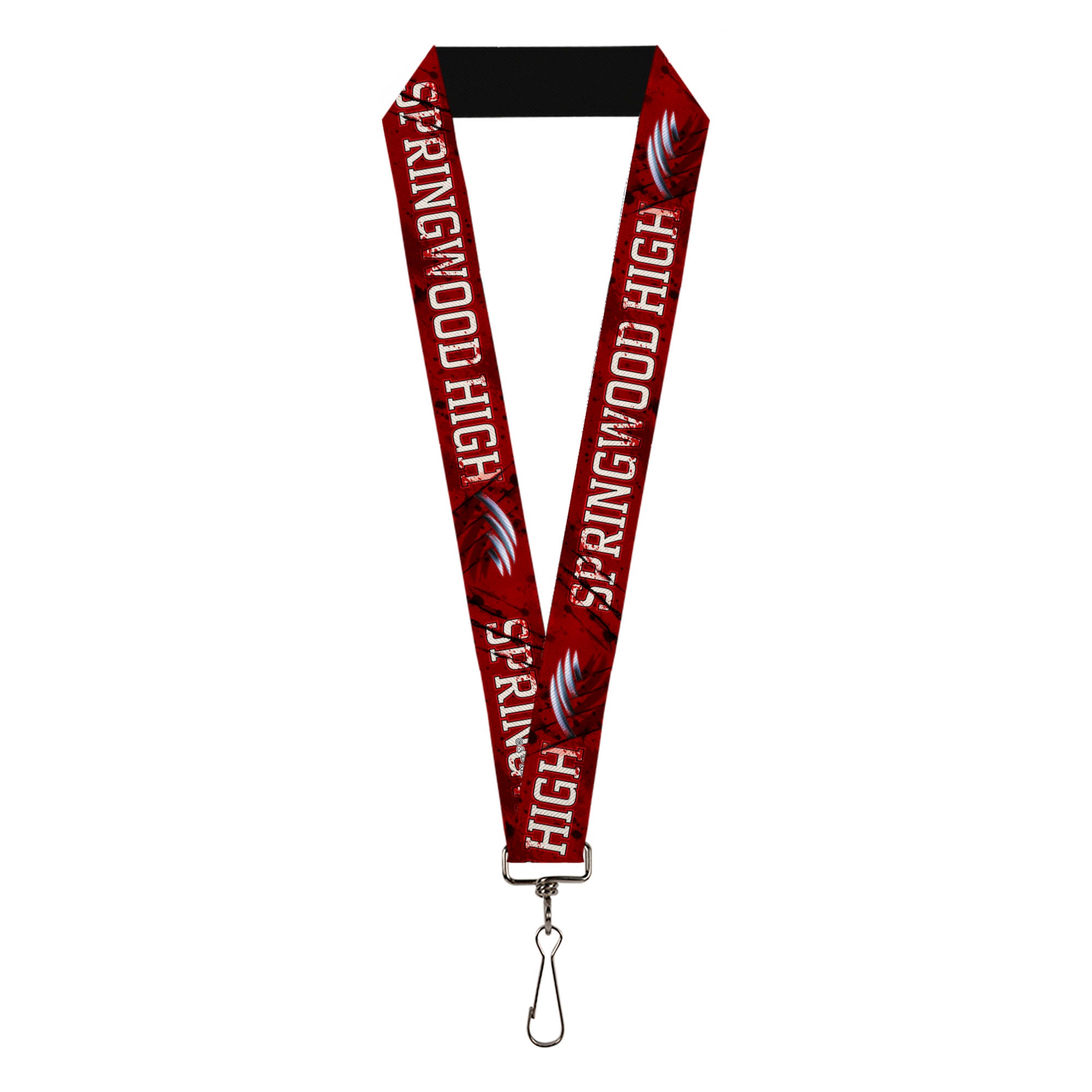 Lanyard - 1.0" - A NIGHTMARE ON ELM STREET/SPRINGWOOD Freddy Pose Black/Red/White Lanyards A Nightmare on Elm Street