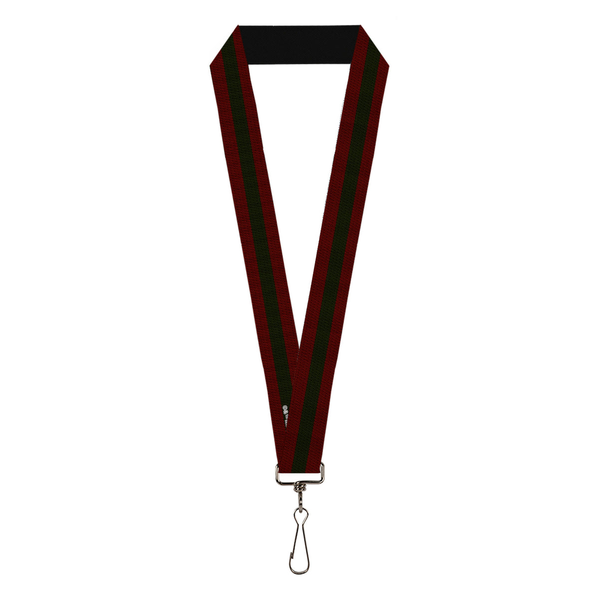 Lanyard - 1.0" - A Nightmare on Elm Street Freddy Krueger Sweater Stripe Reds/Greens Lanyards A Nightmare on Elm Street