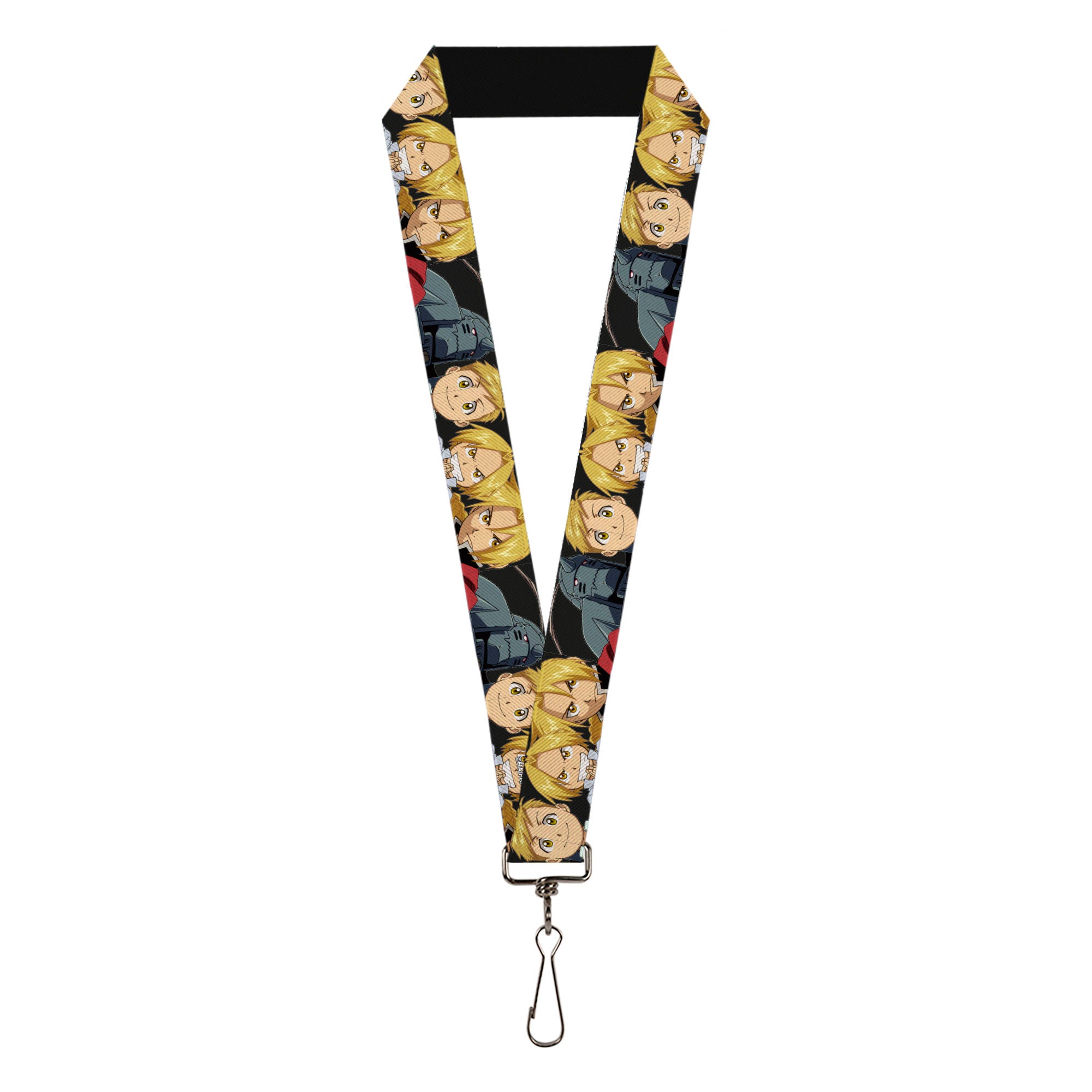 Lanyard - 1.0" - Fullmetal Alchemist Brotherhood Elric Brothers Face Close-Up Lanyards Fullmetal Alchemist