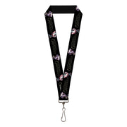 Lanyard - 1.0" - FANTASTIC BEASTS THE CRIMES OF GRINDELWALD 2-Character Bust Silhouettes Black Golds Lanyards Fantastic Beasts and Where to Find Them