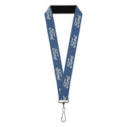 Lanyard - 1.0" - FORD Script Blue/White Lanyards Ford