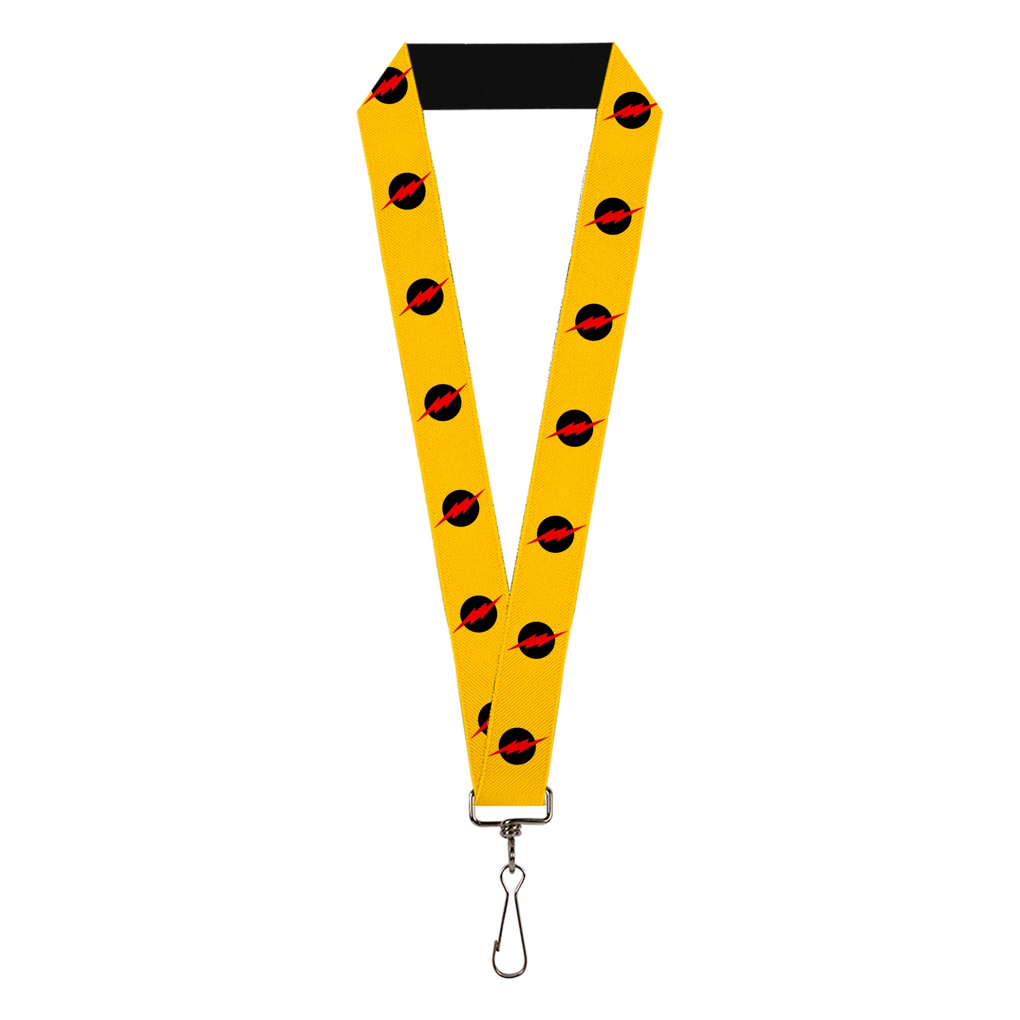 Lanyard - 1.0" - Reverse Flash Logo Golden Yellow Black Red Lanyards DC Comics