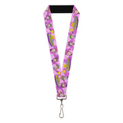 Lanyard - 1.0" - THE FAIRLY ODDPARENTS Timmy with Cosmo and Wanda Group Pose Pinks Lanyards The Fairly OddParents
