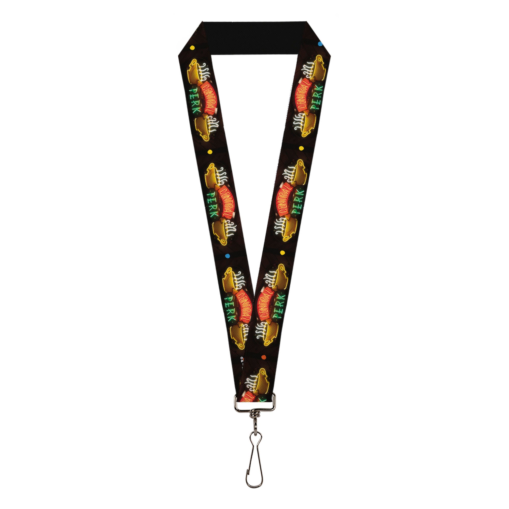 Lanyard - 1.0" - Friends CENTRAL PERK Neon Sign Lanyards Friends