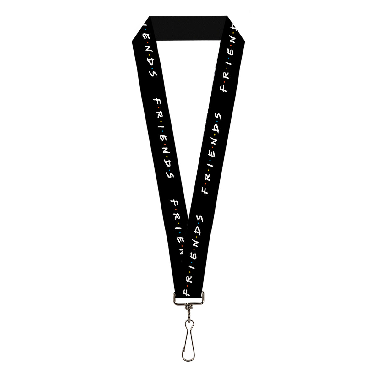 Lanyard - 1.0" - Friends I'D RATHER BE WATCHING FRIEND THE TELEVISION SERIES Black/White/Multi Color Lanyards Friends