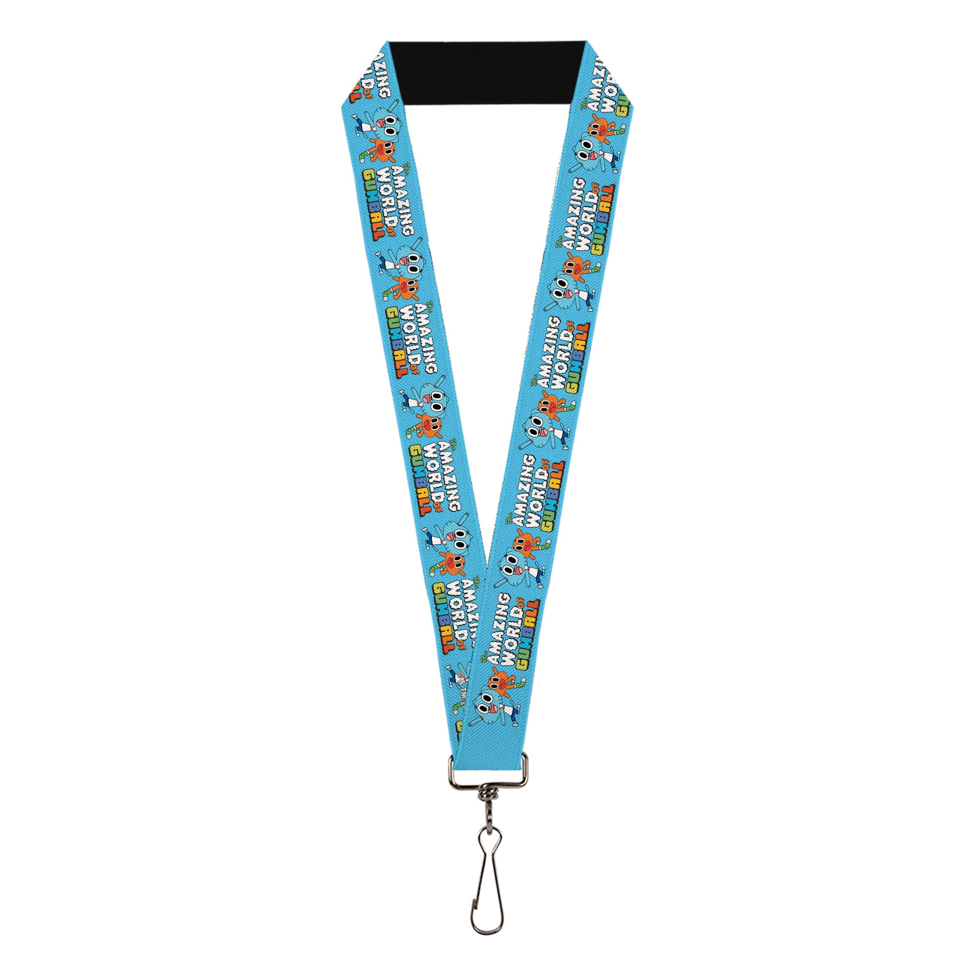 Lanyard - 1.0" - THE AMAZING WORLD OF GUMBALL Title Logo and Pose with Darwin Blue Lanyards The Amazing World of Gumball