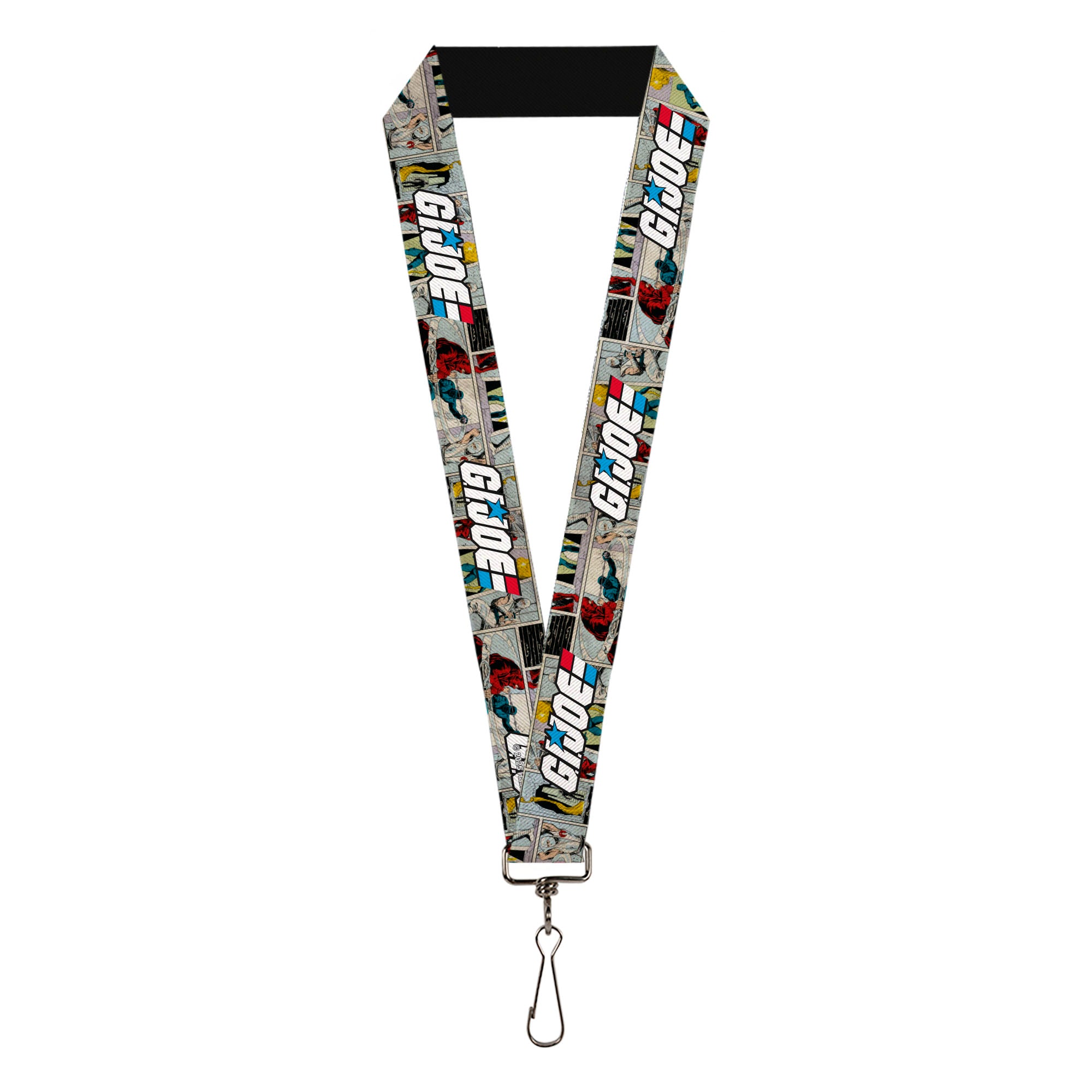 Lanyard - 1.0" - GI JOE Title Logo and Comic Scene Blocks Lanyards GI Joe