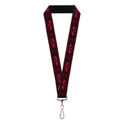 Lanyard - 1.0" - House of the Dragon Rising Dragon Icon Black/Red Lanyards House of the Dragon