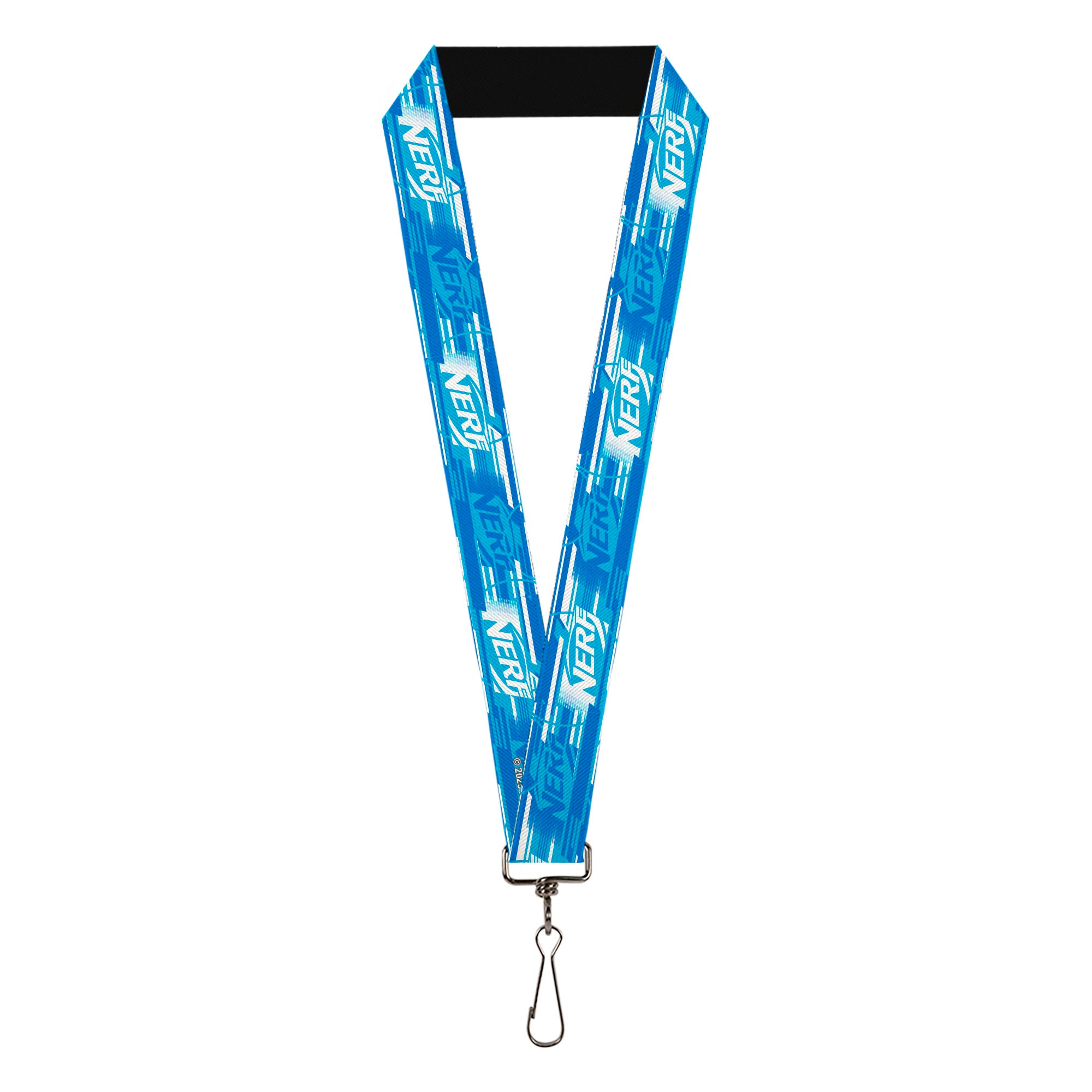 Lanyard - 1.0" - NERF Logo Streaks Blues/White Lanyards Nerf