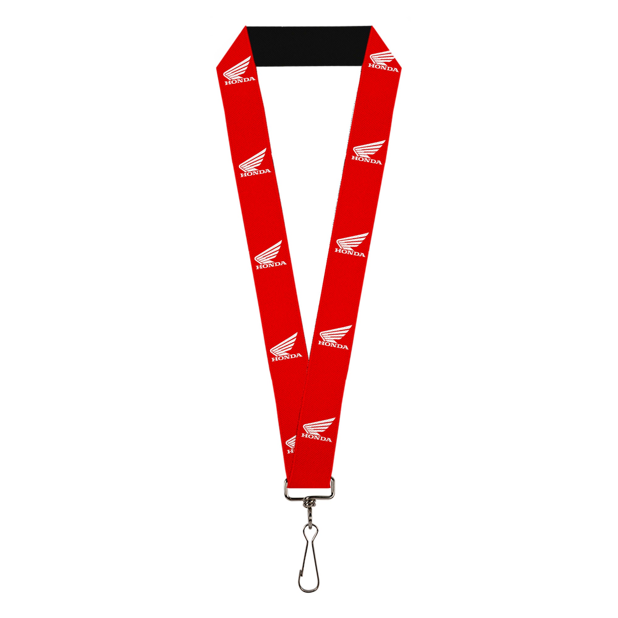 Lanyard - 1.0" - HONDA Motorcycle Logo Red White Lanyards Honda Motorsports