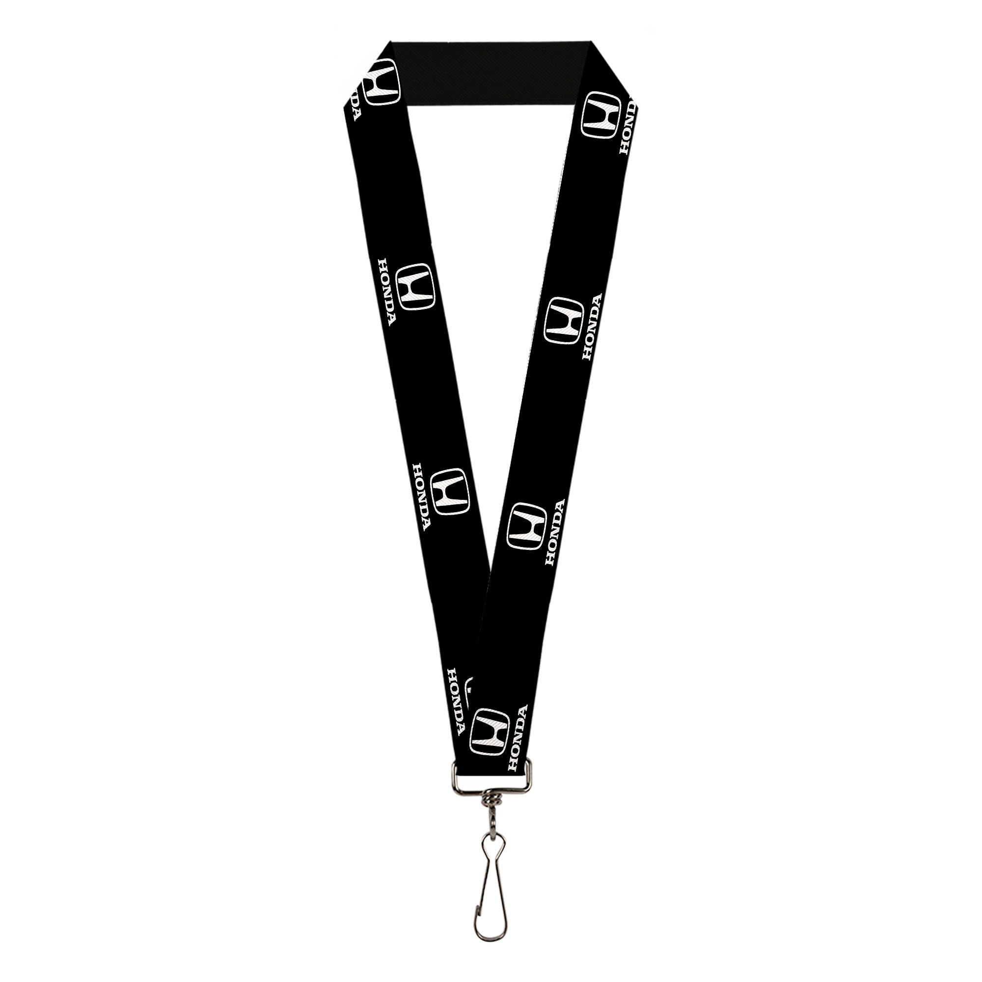 Lanyard - 1.0" - Honda Logo Black White Lanyards Honda