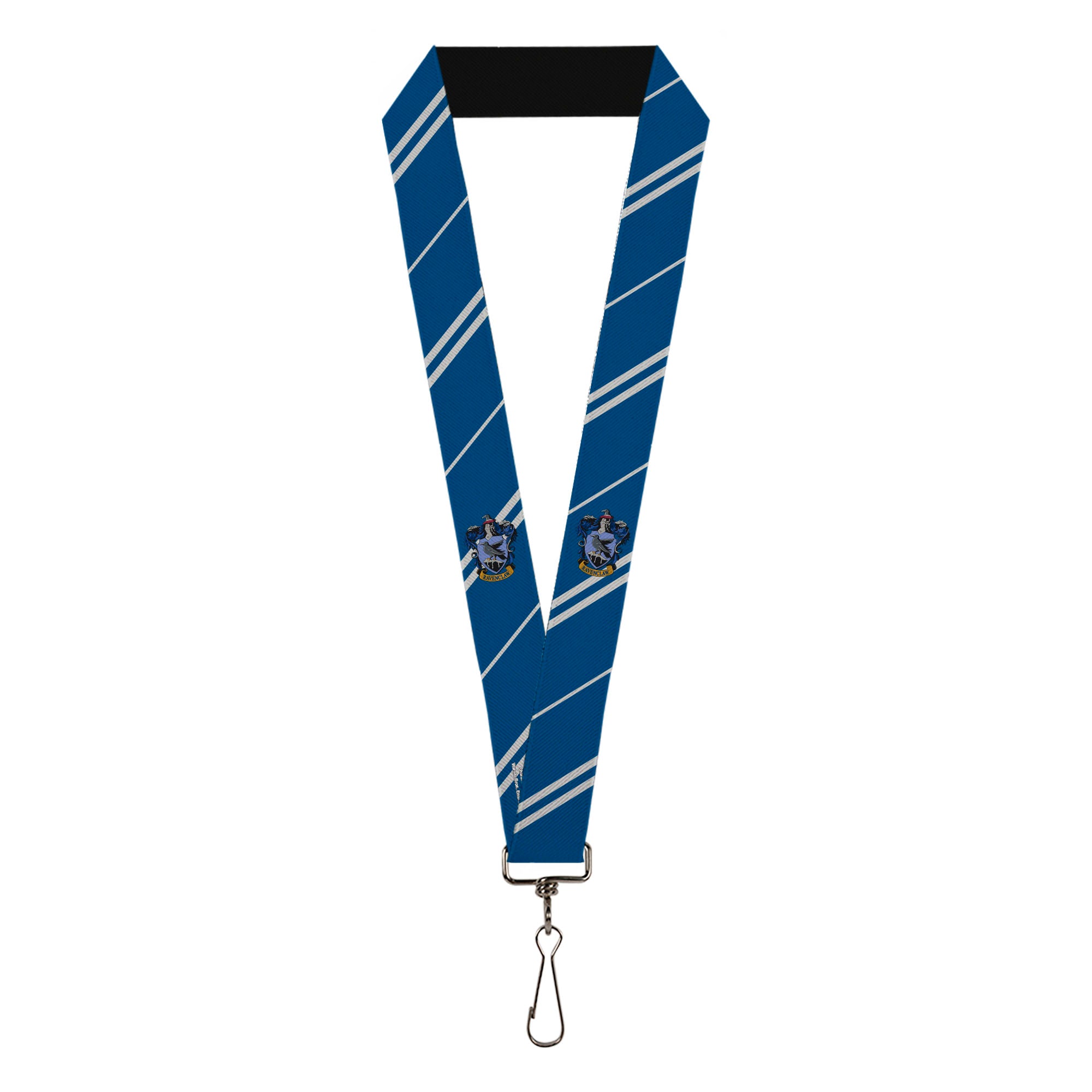 Lanyard - 1.0" - RAVENCLAW Crest Stripe Blue Gray Lanyards Harry Potter