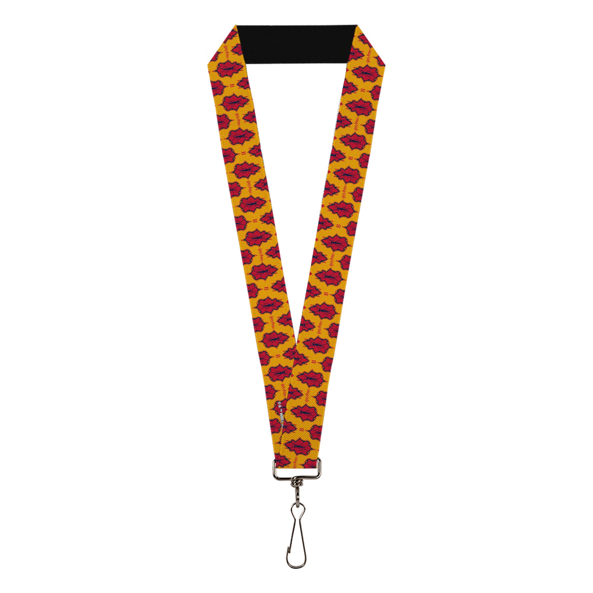 Lanyard - 1.0" - HARRY POTTER Butterbeer Insect Icon Yellow/Reds Lanyards Harry Potter