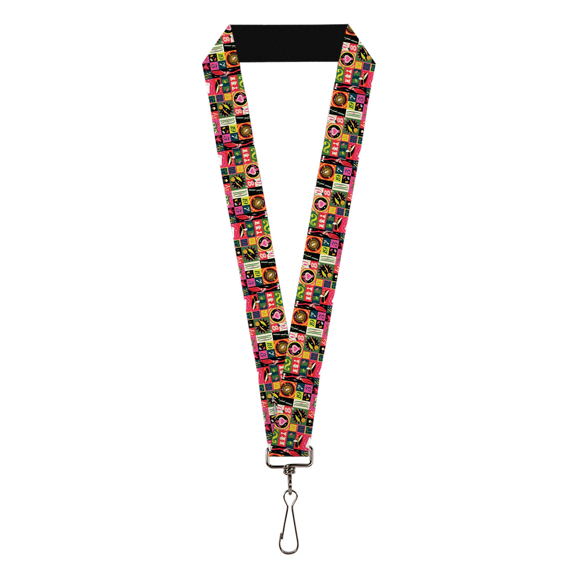Lanyard - 1.0" - Harry Potter Deck the Holidays Christmas Collage Multi Color Lanyards Harry Potter