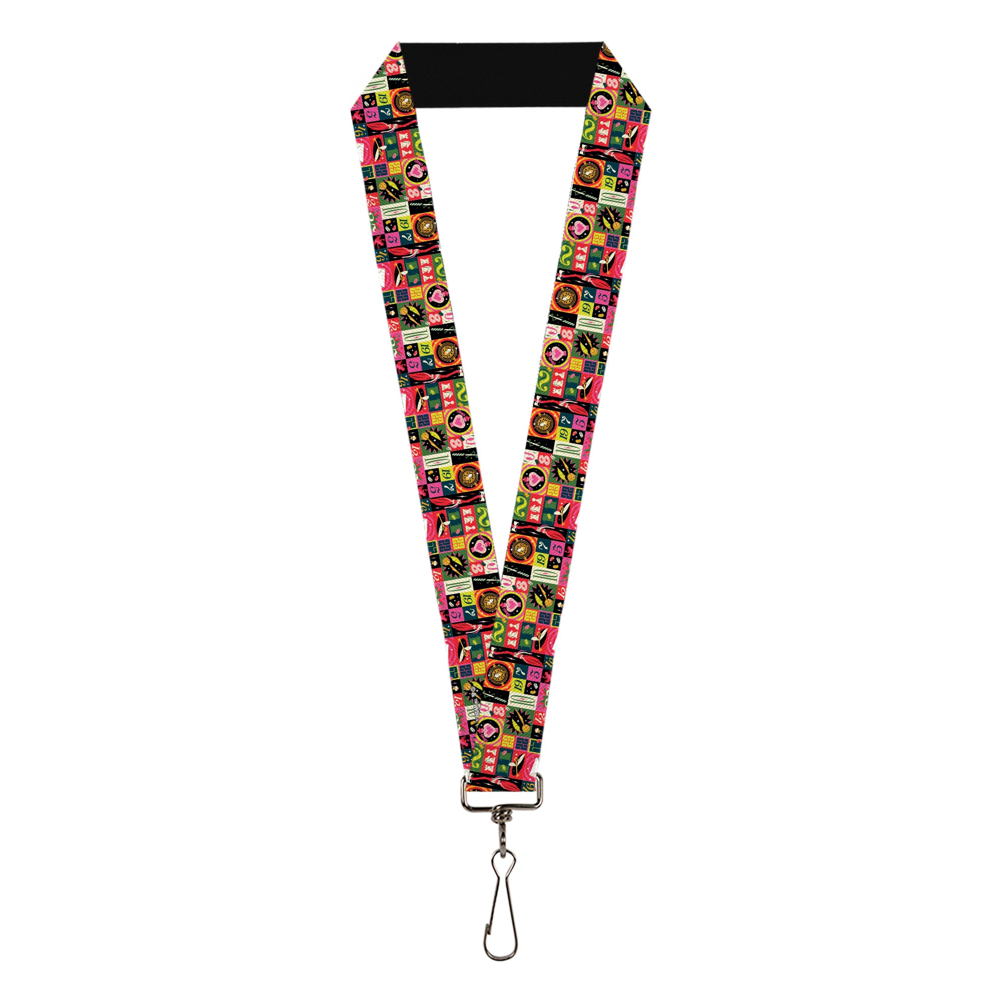 Lanyard - 1.0" - Harry Potter Deck the Holidays Christmas Collage Multi Color Lanyards Harry Potter