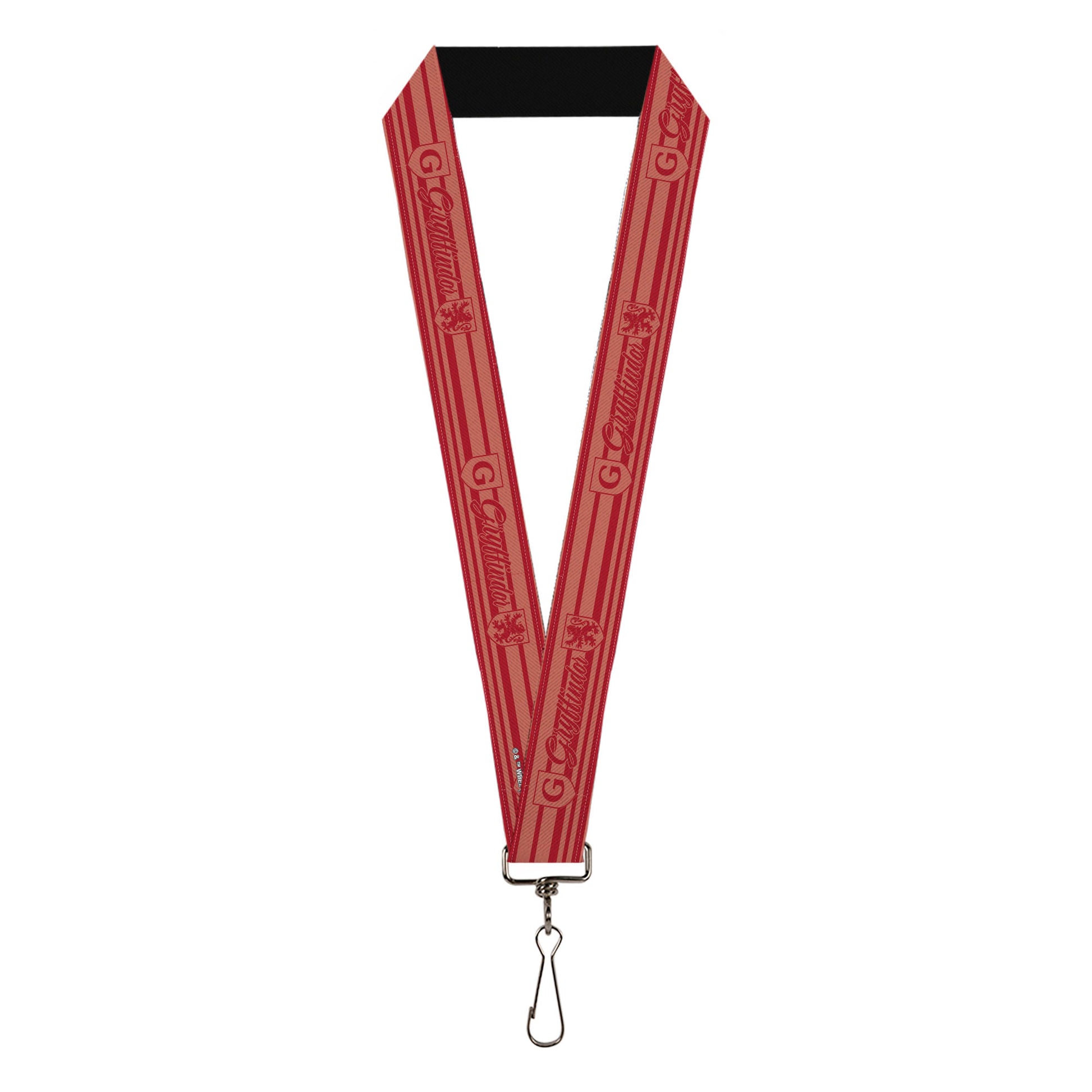 Lanyard - 1.0" - Harry Potter Gryffindor House Champion Icons Stripe Red Lanyards Harry Potter