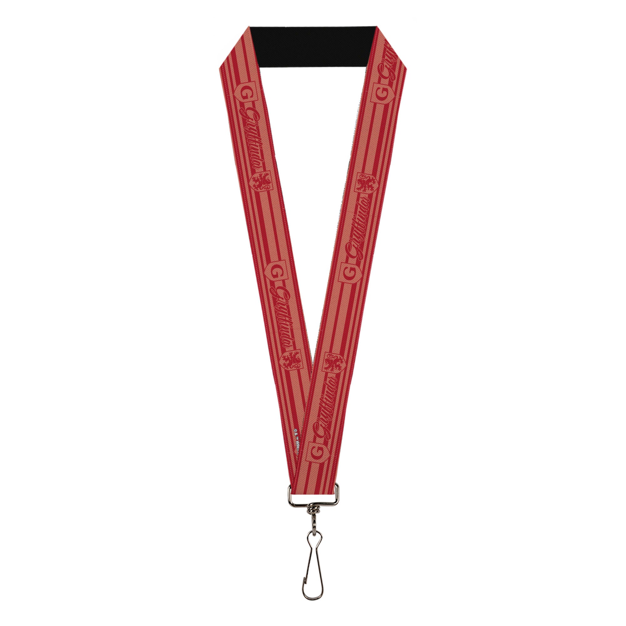 Lanyard - 1.0" - Harry Potter Gryffindor House Champion Icons Stripe Red Lanyards Harry Potter