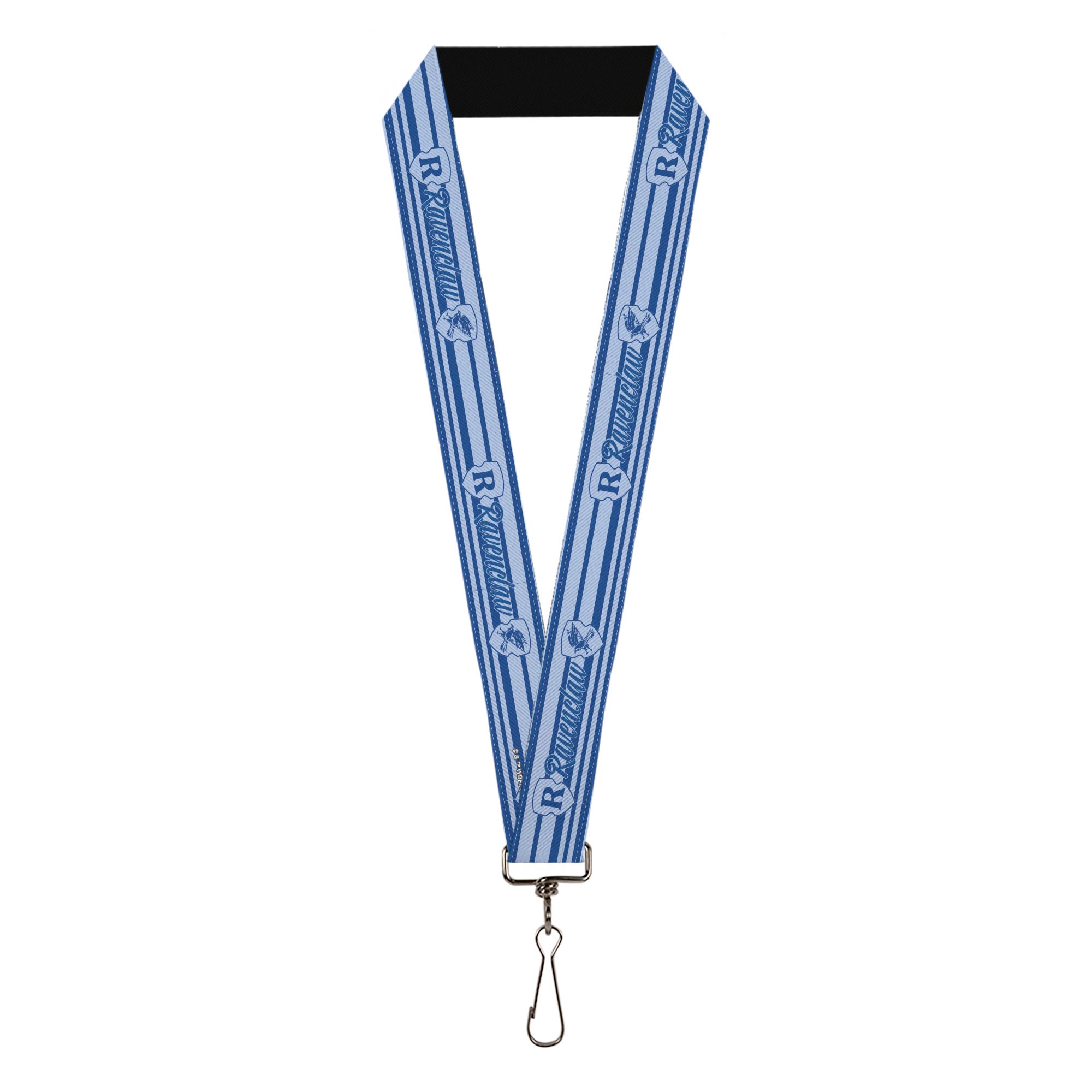 Lanyard - 1.0" - Harry Potter Ravenclaw House Champion Icons Stripe Blues Lanyards Harry Potter