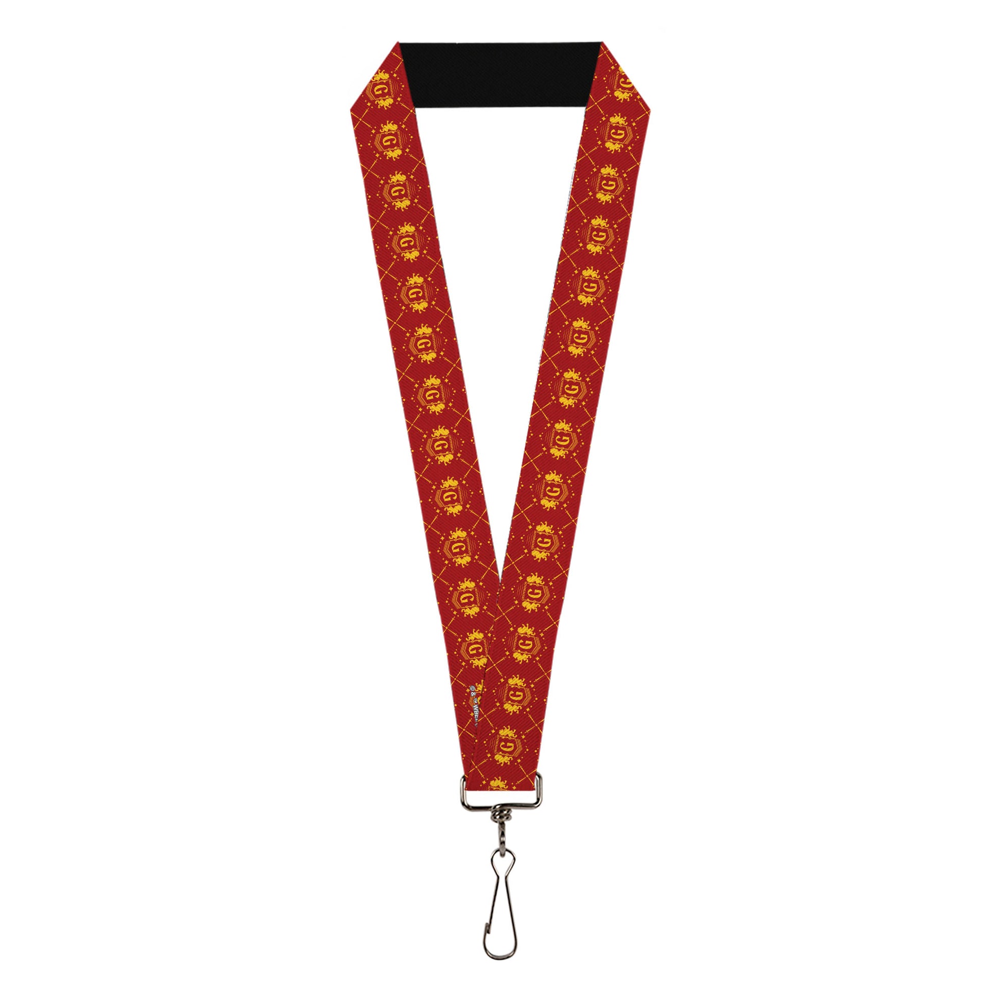 Lanyard - 1.0" - Harry Potter Gryffindor House Pride Banner Burgundy/Yellow Lanyards Harry Potter