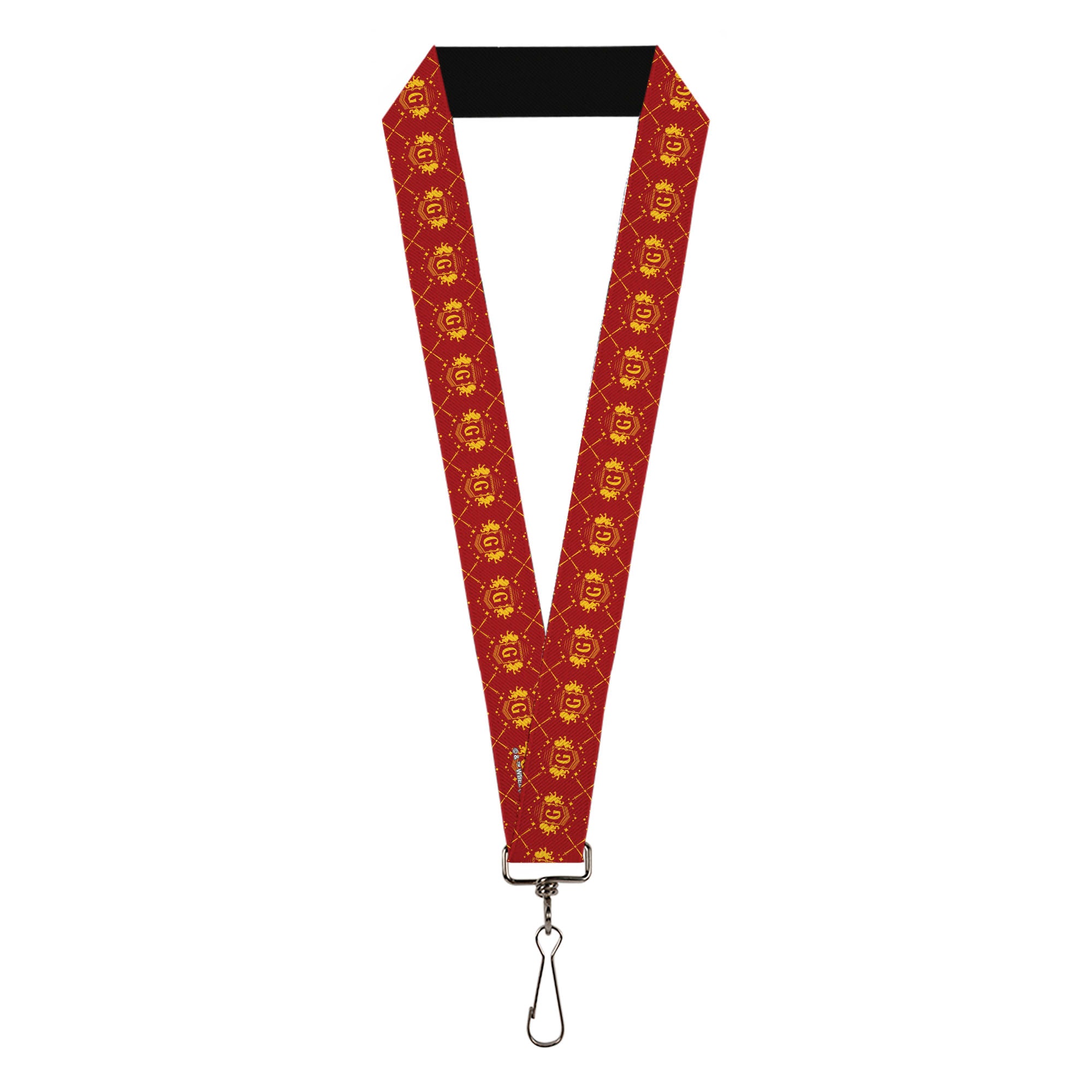 Lanyard - 1.0" - Harry Potter Gryffindor House Pride Banner Burgundy/Yellow Lanyards Harry Potter