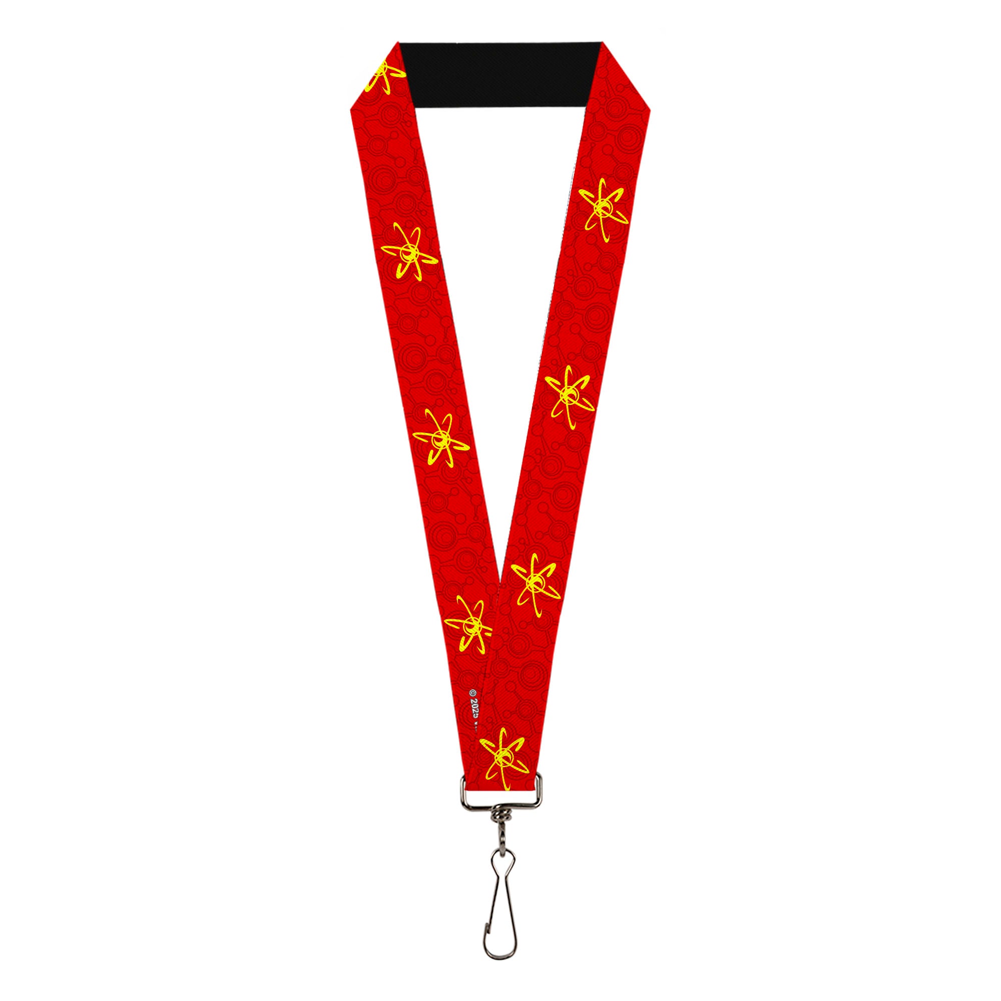 Lanyard - 1.0" - Jimmy Neutron Atoms & Molecules Red Yellow Lanyards Jimmy Neutron
