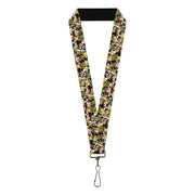 Lanyard - 1.0" - Looney Tunes 6-Character Stacked Collage4 Lanyards Looney Tunes