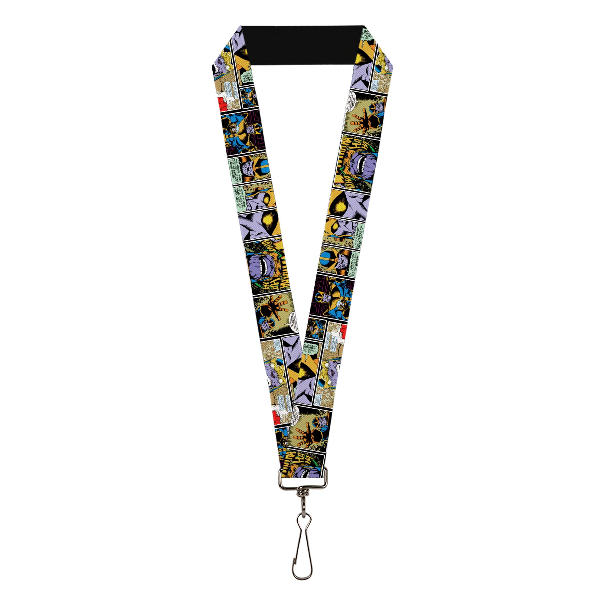 MARVEL COMICS Lanyard - 1.0" - Thanos Comic Scene Blocks Lanyards Marvel Comics