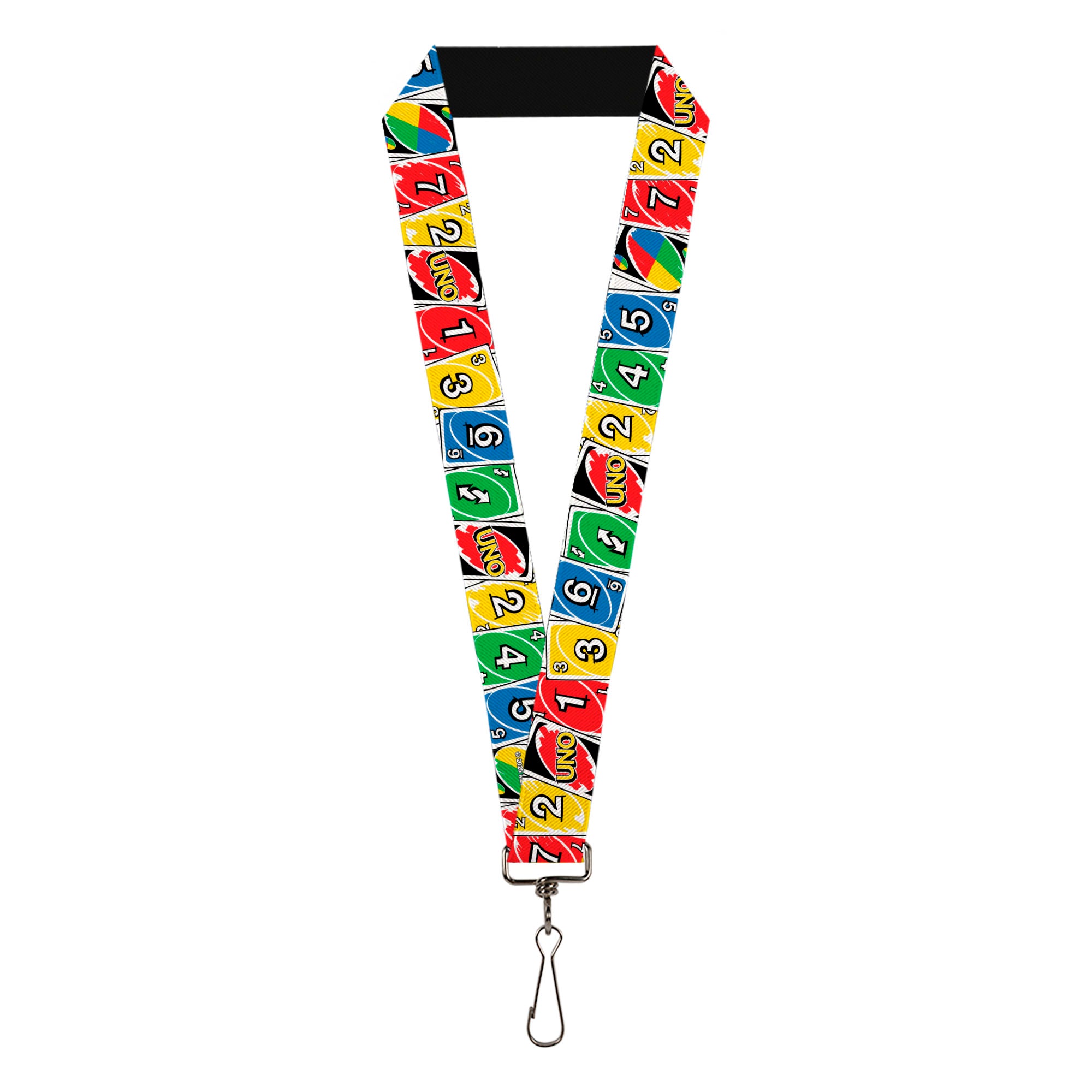 Lanyard - 1.0" - UNO Cards Lineup Stack Multi Color Lanyards UNO