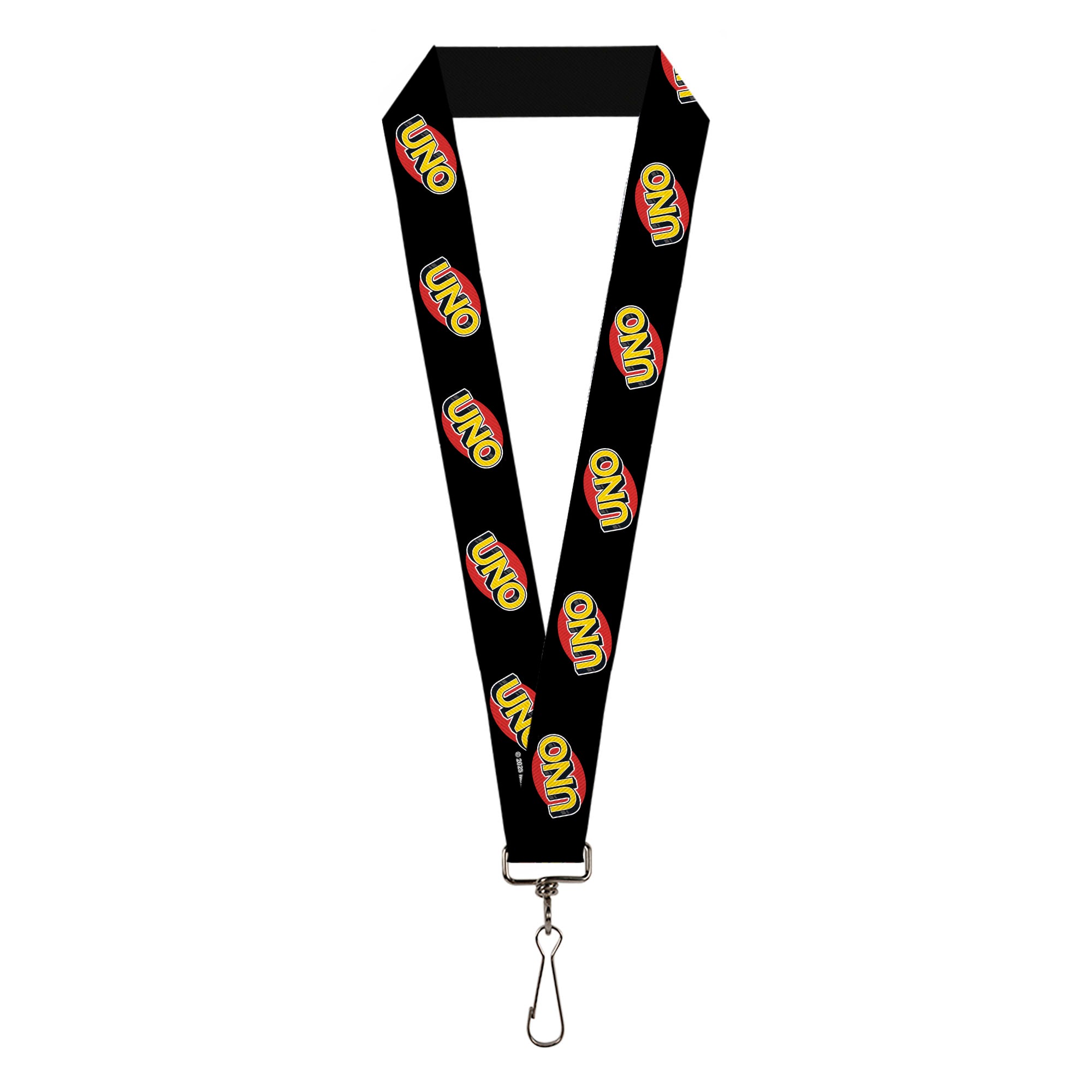 Lanyard - 1.0" - UNO Game Logo Black/Red/Yellow Lanyards UNO