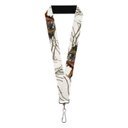 Lanyard - 1.0" - Mossy Oak Country Roots Snowdrift Camo White Lanyards Mossy Oak