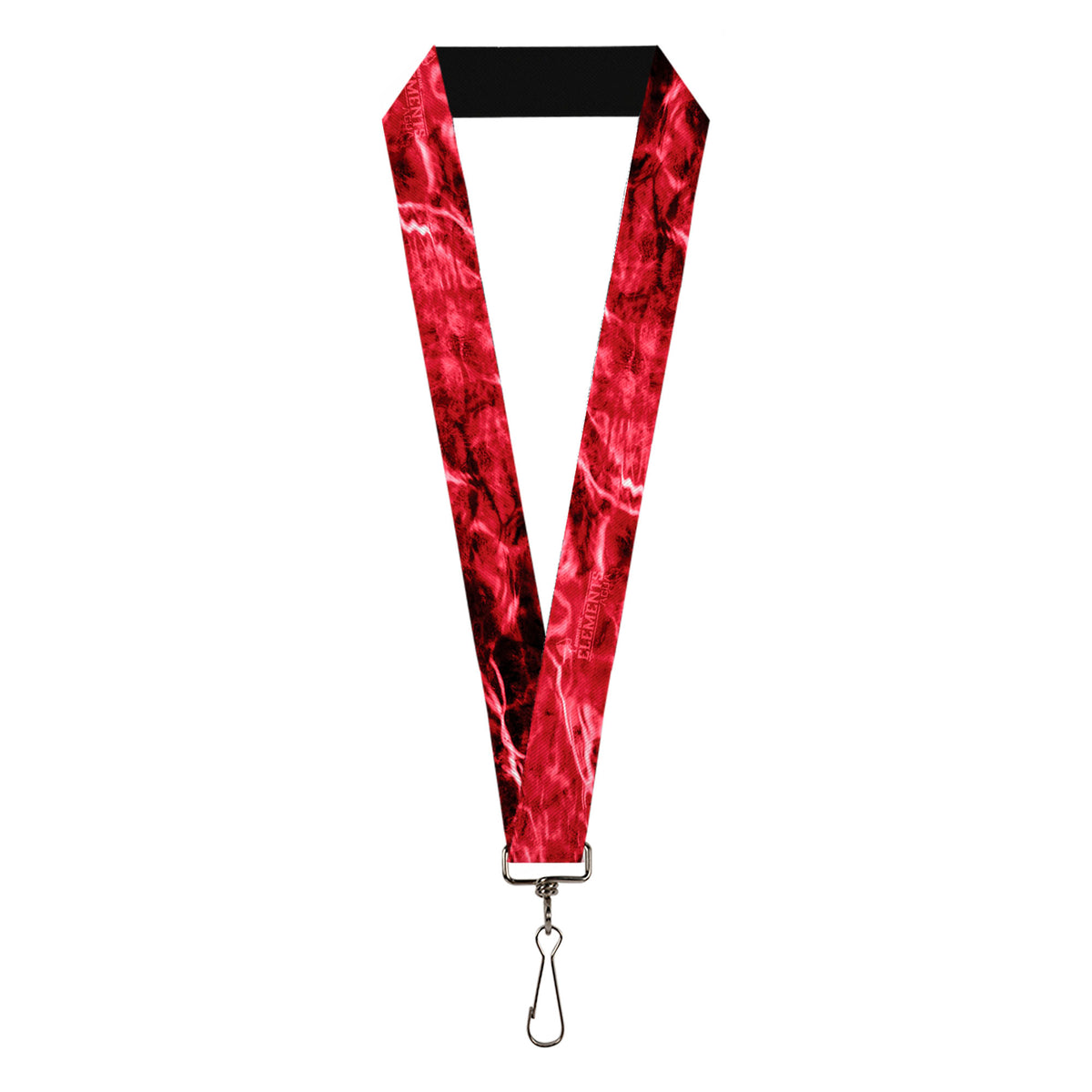 Lanyard - 1.0" - Mossy Oak Elements Crimson Agua Camo Red Lanyards Mossy Oak